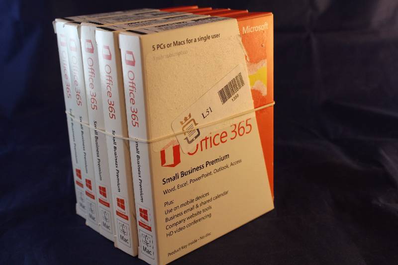 Microsoft Office 365 Small Business Premium Download Card - (5 Units) - 5 PCs or Macs - Retail Value $749.95