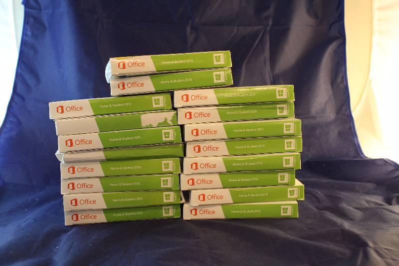 Microsoft Office Home & Student 2013 Lot of 66 Units - Retail Value $5209.38