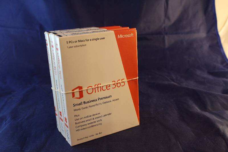 Microsoft Office Premium Small Business 365 (20 Units) - Retail Value $1799.40