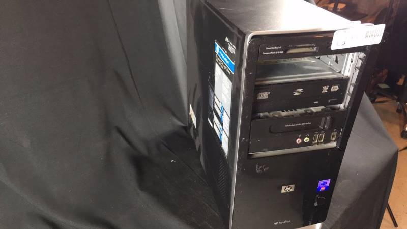 HP Pavilion Computer Desktop Tower Est. Retail Value $150