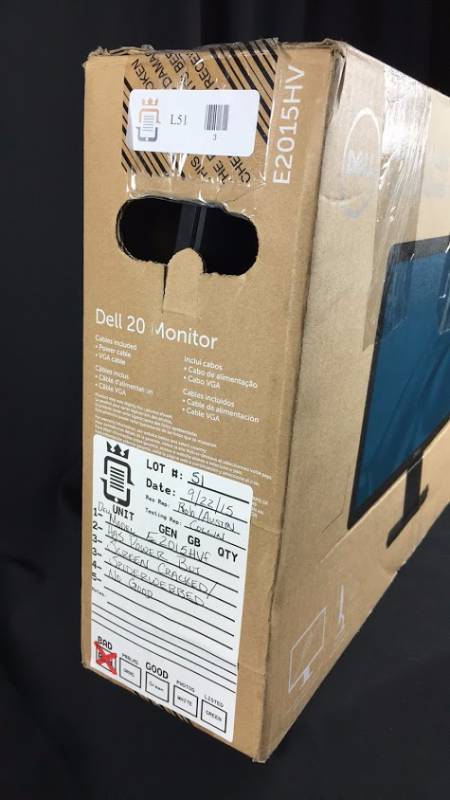 Dell Computer Monitor 19.5 Est. Retail Value $50