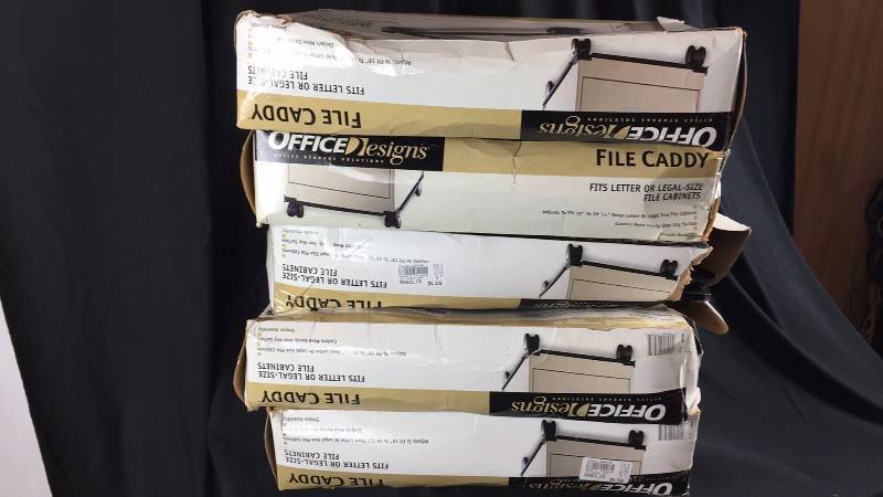 Office Designs File Caddy Lot of 5 Retail Value $250