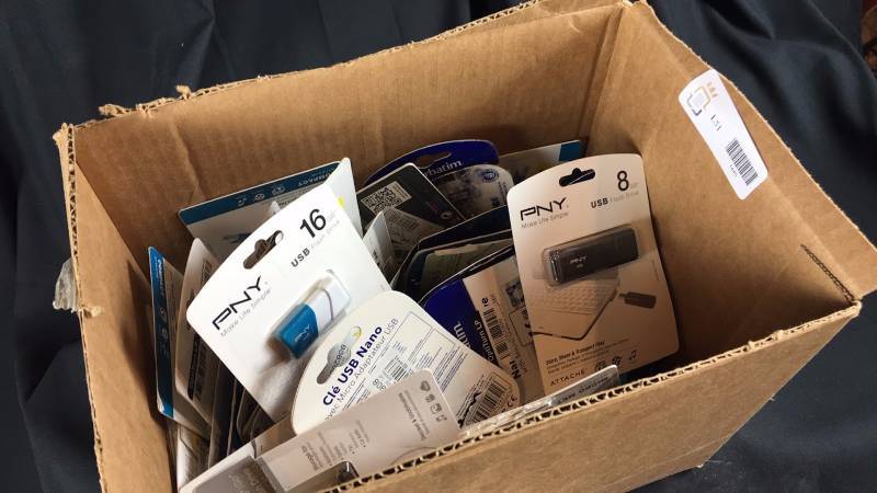 Lot of 46 Miscellaneous USB Flash Drives Est. Retail Value $459.54