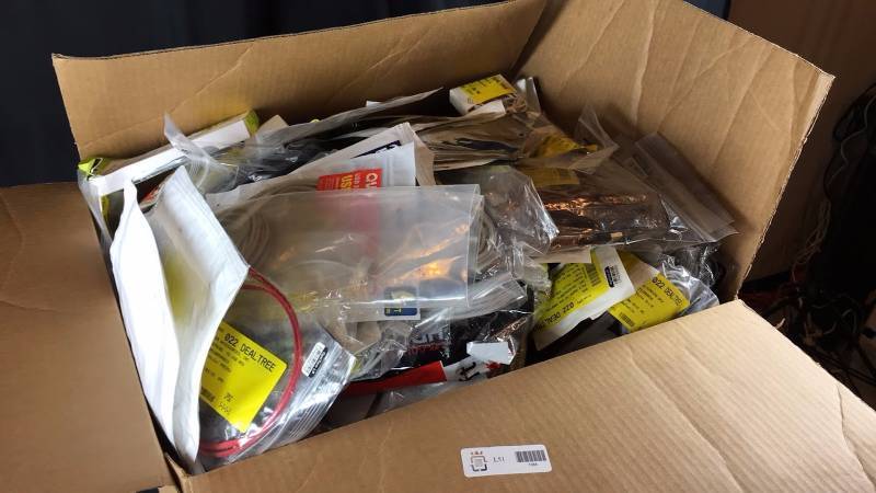 Big Box of Miscellaneous Customer Return Cables Est. Retail Value $500