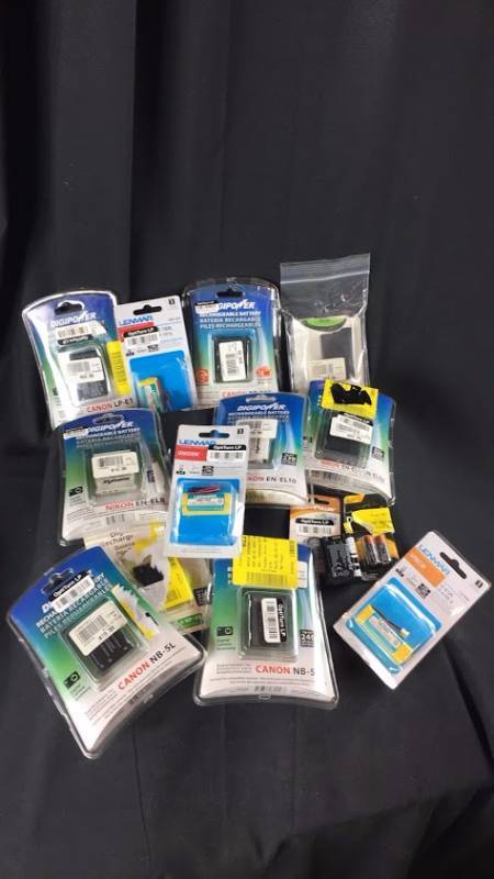 Lot of 24 Miscellaneous Batteries Est. Retail Value $250