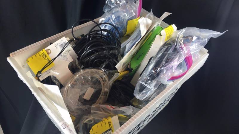 Lot of 50 Miscellaneous Cables Est. Retail Value $150