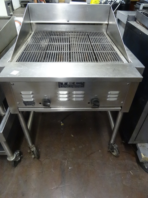 lot 9 image: Tec Broiler 2 Infrared Burners On Stand