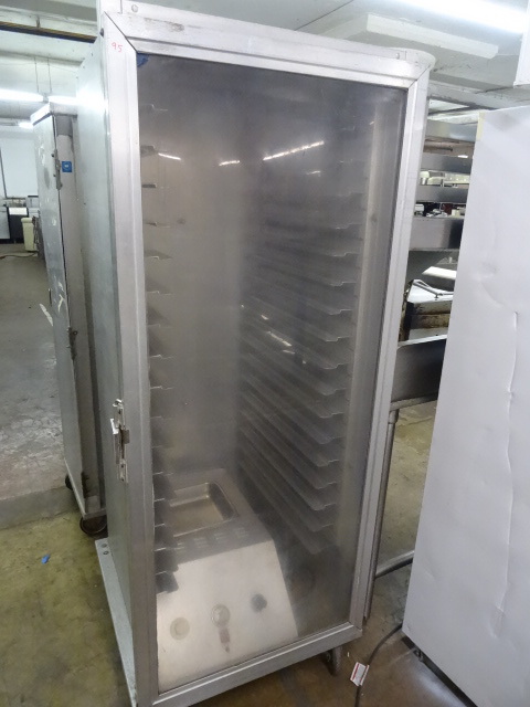 lot 95 image: Proofing Cabinet On Wheels 110 Volt