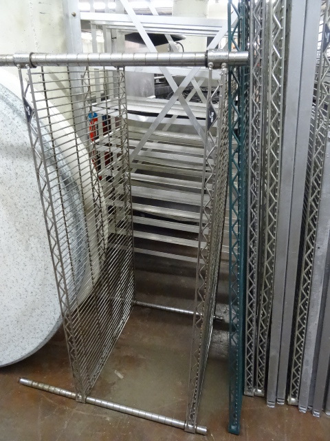 lot 111 image: 48 X 24 X 30 Wire Rack 2 Misc