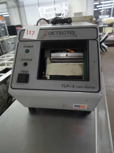 lot 127 image: Detecto TLP-4 Label Printer