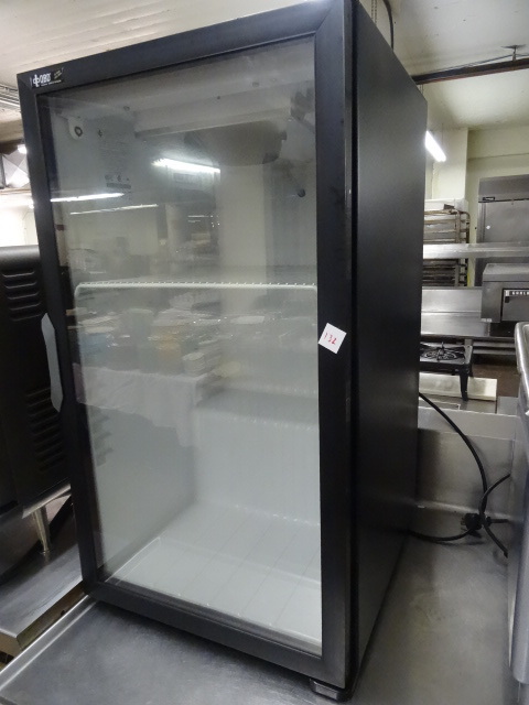 lot 132 image: QBD Glass Door Fridge