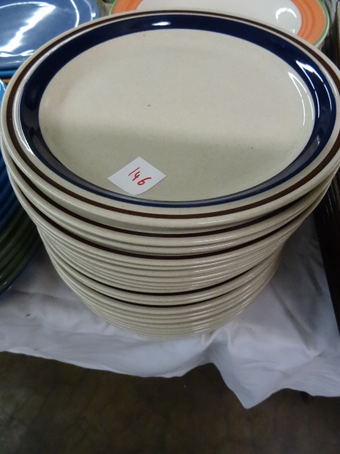 lot 146 image: 24 Plates 10 All Are Matching