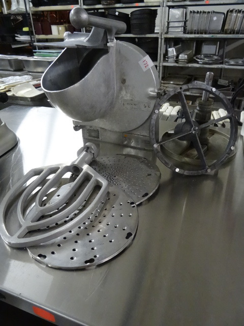 lot 172 image: Hobart Chopper Attachment Not Comp