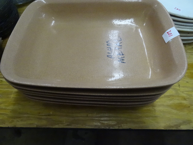 lot 201 image: Aluminum Bowls Qty 6
