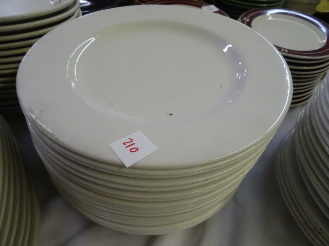 lot 210 image: 19 Round and 12 Oval Plates