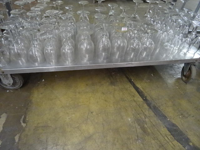lot 239 image: Large Assortment of Stem Ware