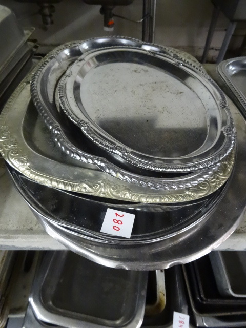 lot 280 image: Misc Serving Trays