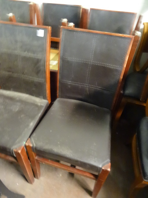 lot 333 image: 10 Wood Framed Chairs
