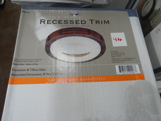 lot 393 image: Hampton Bay Recessed Ceiling Light