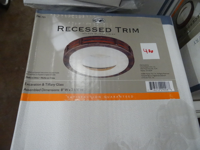 lot 394 image: Hampton Bay Recessed Ceiling Light
