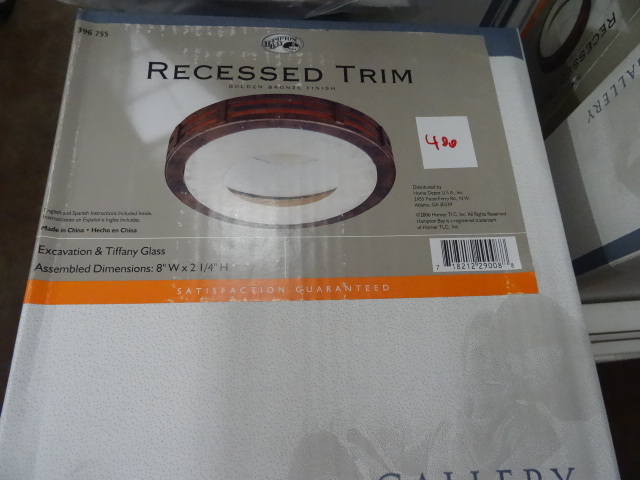 lot 398 image: Hampton Bay Recessed Ceiling Light