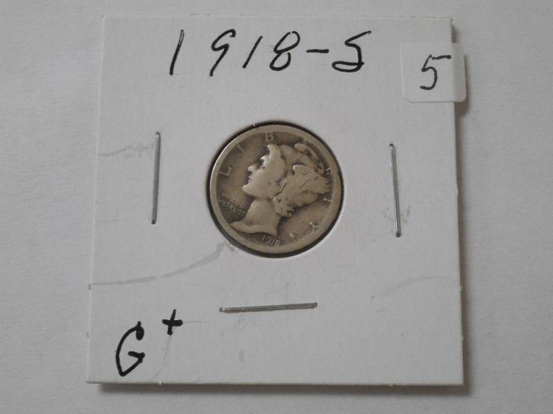 1918-S Mercury Dime ...