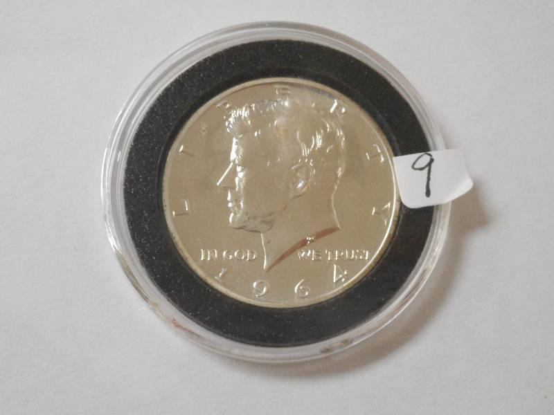 1964 90% Silver Kennedy Half Dollar...