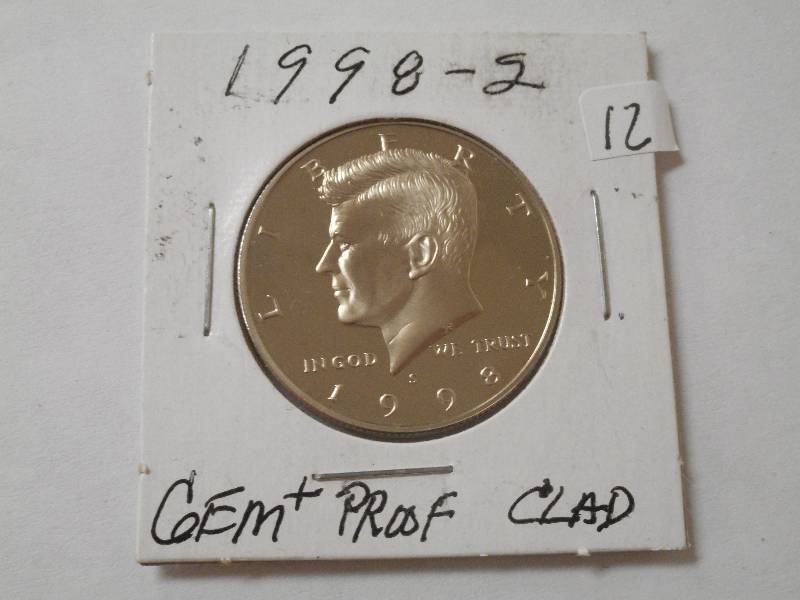 1998-S Kennedy Half Dollar, Cameo (...