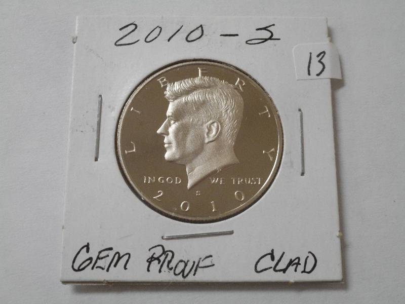 2010-S Kennedy Gem Proof Clad Half...
