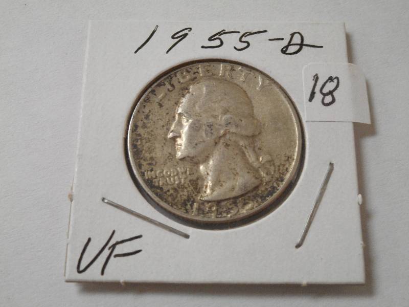 1955-D Washington, VF...