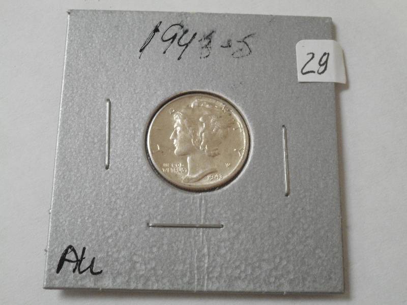 1943-S Dime, AU...