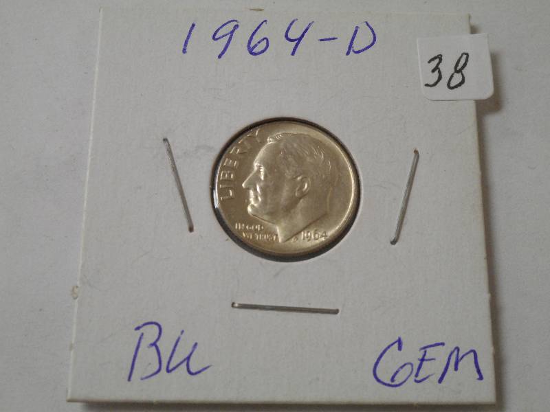 1964-D Dime, BU...