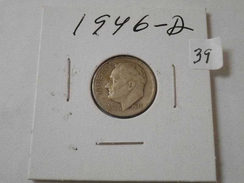 1946-D Dime, Circulated ...