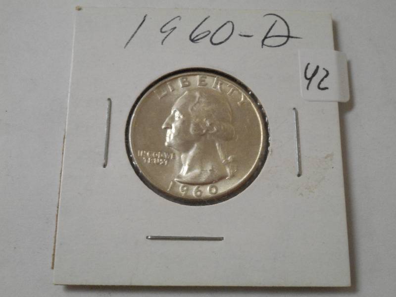 1960 Washington Quarter, BU...