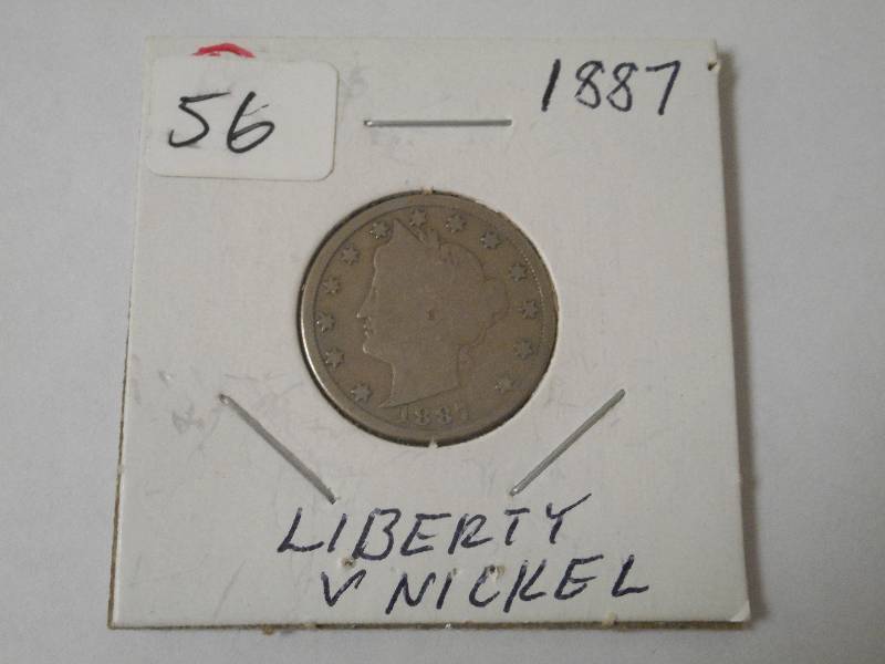 1887 Liberty V Nickel...