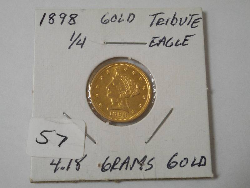 1898 14 Eagle tribute 4.18 grams p...