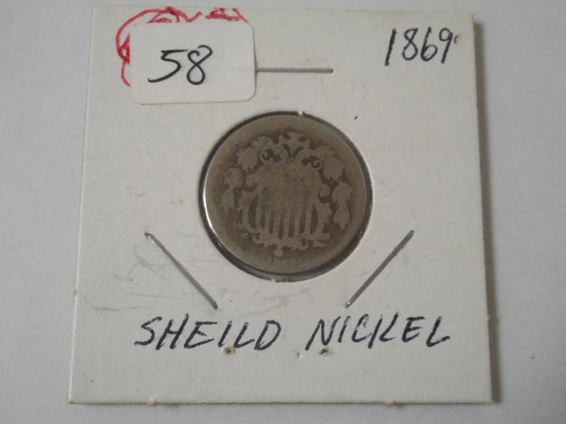 1869 Sheild Nickel...