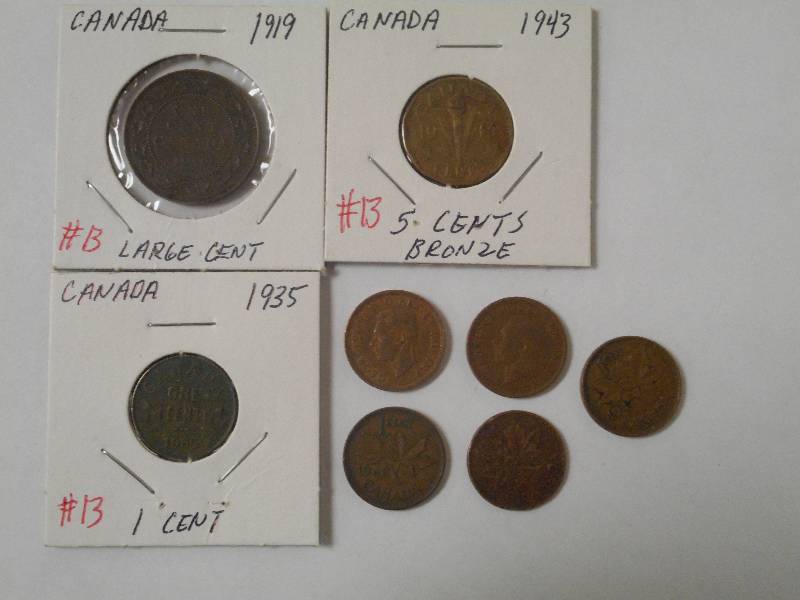 Misc. Foreign Coins Canada, includ...