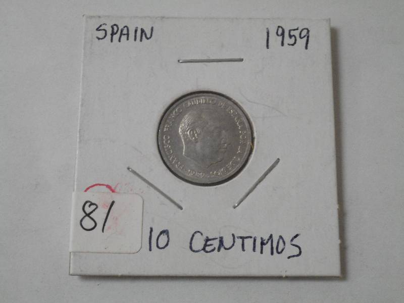1959 Spain 10-Centimos ...