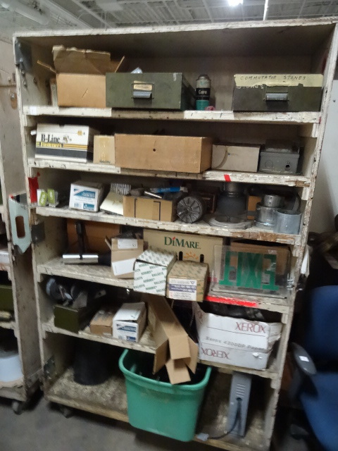 Wood Storage Cabinet on Wheels