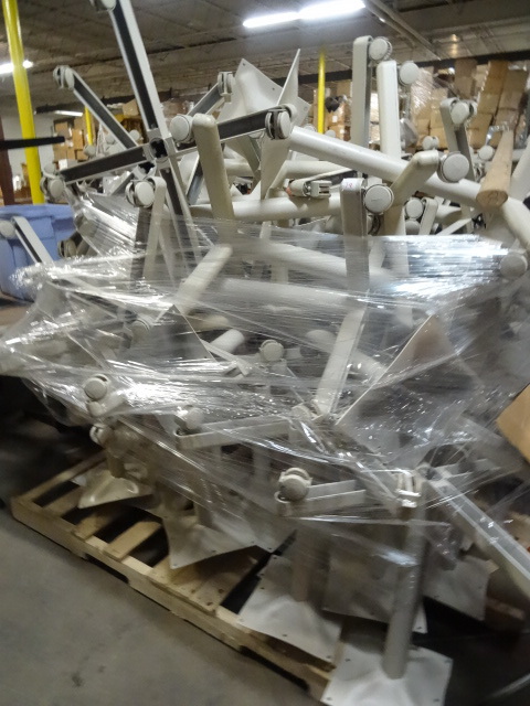 Pallet Full of Table Bases with Wheels