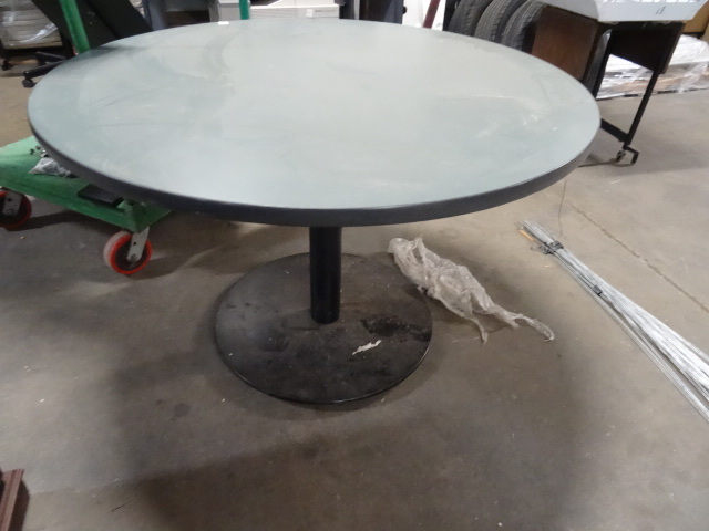 48 Round Metal Framed Table