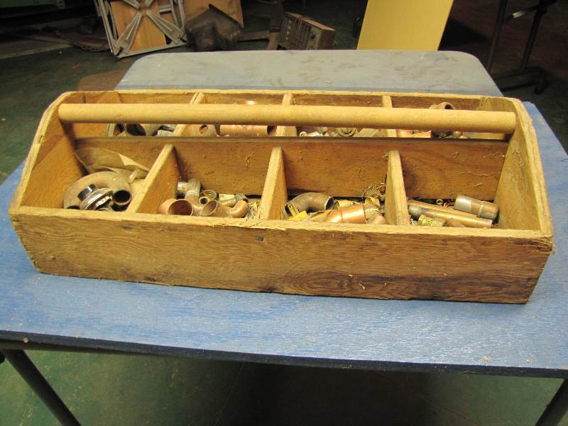 Wooden Copper Fitting Box and Fittings