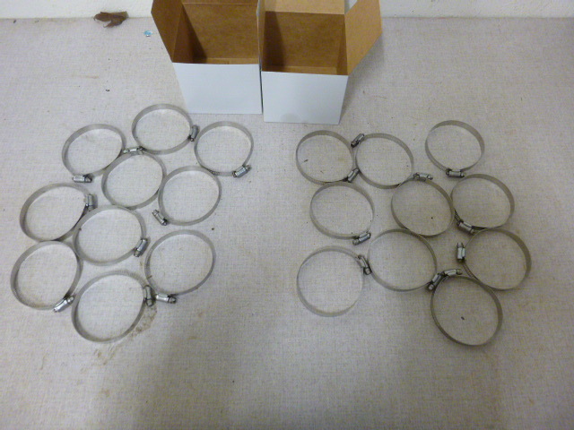 lot 14 image: 2 Boxes of Stainless Steel Hose Clamps