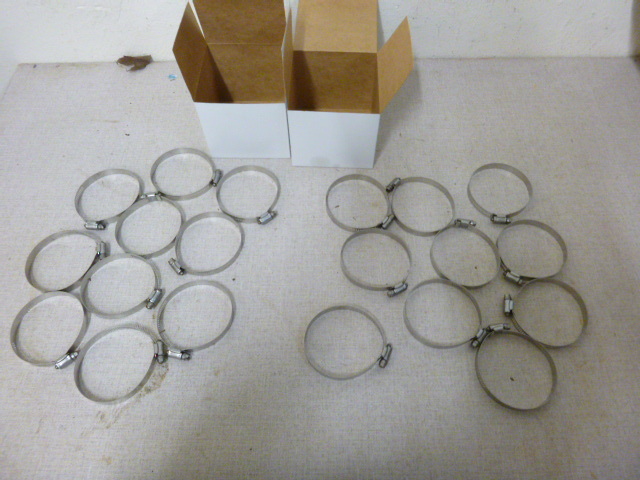 lot 16 image: 2 Boxes of Stainless Steel Hose Clamps