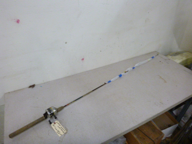 lot 30 image: Reel Zebco Omega 33Rod South Bend Rat-L-Trap