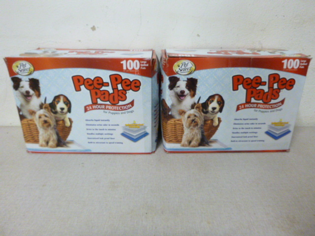 lot 95 image: 2 Packs of Pet Select Pee Pee Pads