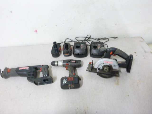 lot 143 image: Craftsman Cordless Tools