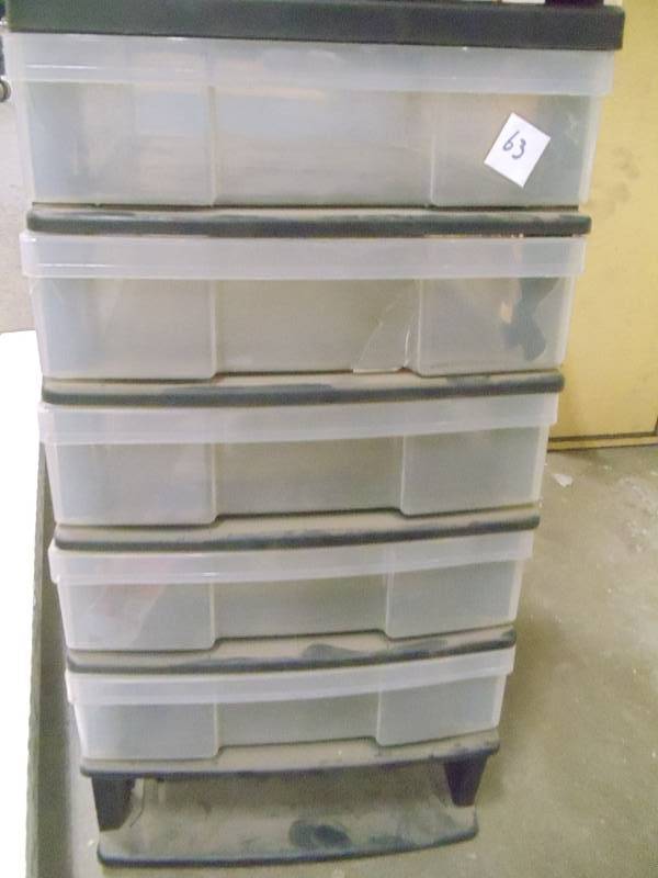 lot 63 image: Plastic organizer