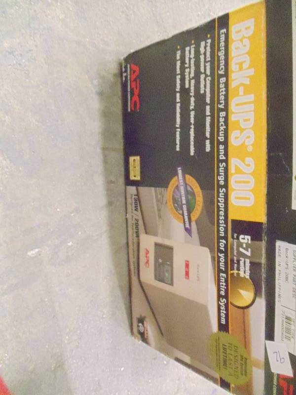 lot 92 image: APC back ups 200